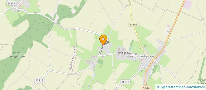 localisation de l'entreprise EARL DU BOIS DES VIGNES  MONCHEL-SUR-CANCHE