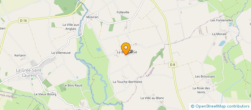 localisation de l'entreprise EARL DU BOIS HERVE  SAINT-MALO-DES-TROIS-FONTAINES