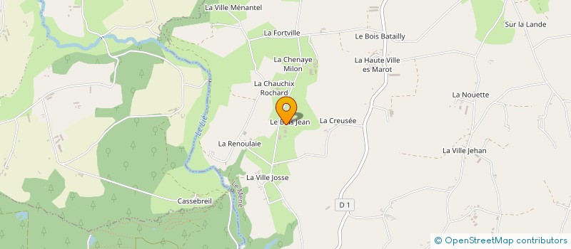 localisation de l'entreprise EARL DU BOIS JEAN à LE MENE