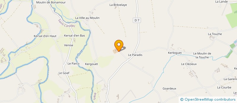 localisation de l'entreprise EARL DU BOIS JOLI à TREVE