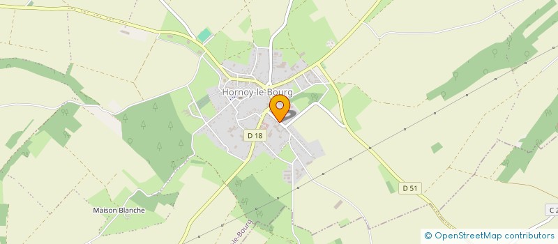 localisation de l'entreprise EARL DU BOIS L'ABBE à HORNOY-LE-BOURG