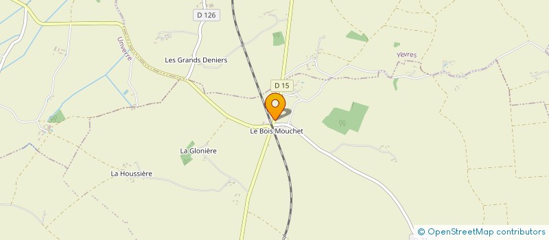 localisation de l'entreprise EARL DU BOIS MOUCHET à VALD'YERRE