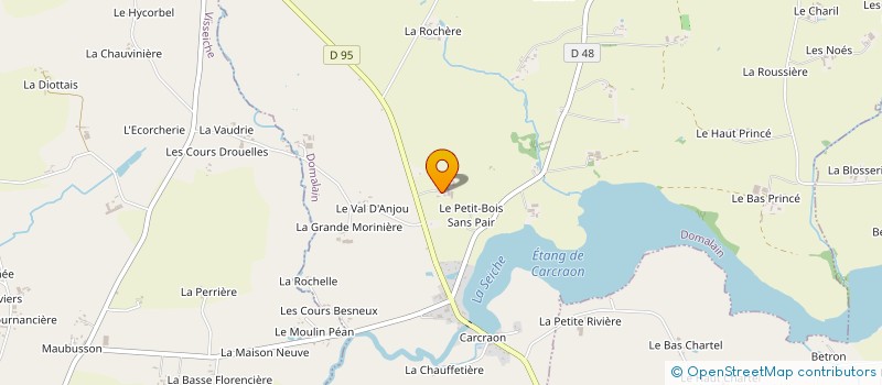 localisation de l'entreprise EARL DU BOIS SANS PAIR à DOMALAIN