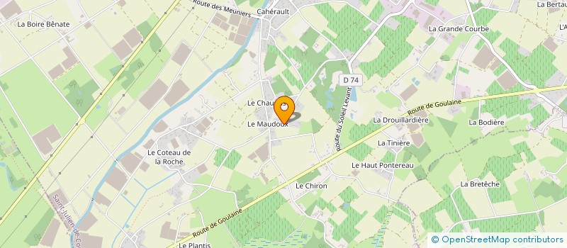 localisation de l'entreprise EARL DU BOIS VERT à SAINT-JULIEN-DE-CONCELLES