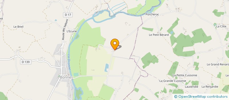 localisation de l'entreprise EARL DU BOISSELIER à BONNES