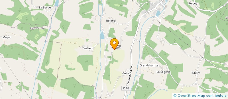 localisation de l'entreprise EARL DU BOISSET  CELLES