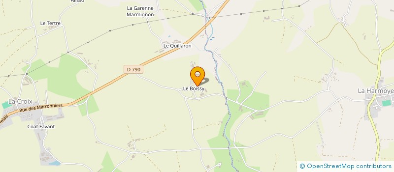 localisation de l'entreprise EARL DU BOISSY PERRIOT à LE HAUT-CORLAY