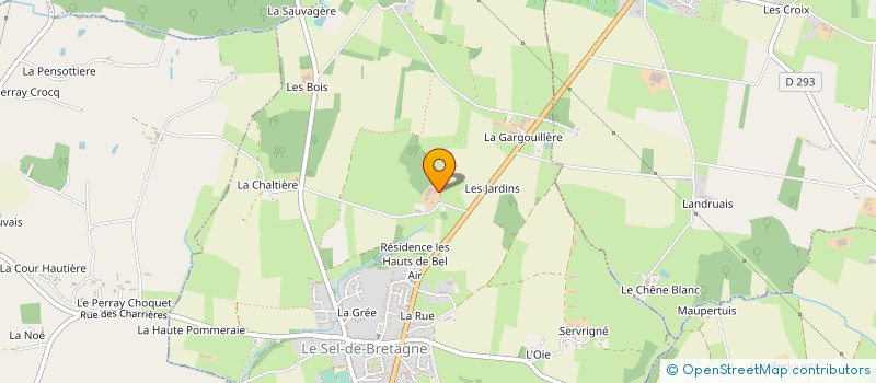 localisation de l'entreprise EARL DU BON ABRI  LE SEL-DE-BRETAGNE