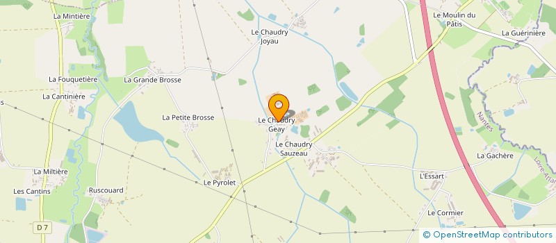 localisation de l'entreprise EARL DU BORDAGE à VIEILLEVIGNE