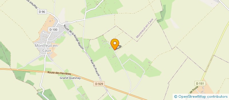 localisation de l'entreprise EARL DU BORNIER à BRACQUETUIT