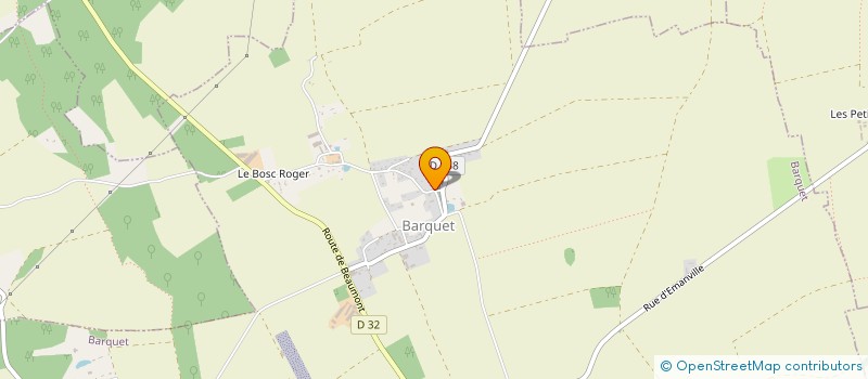 localisation de l'entreprise EARL DU BOSC ROGER  BARQUET