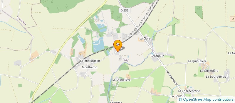 localisation de l'entreprise EARL DU BOSQUET à MOISDON-LA-RIVIERE