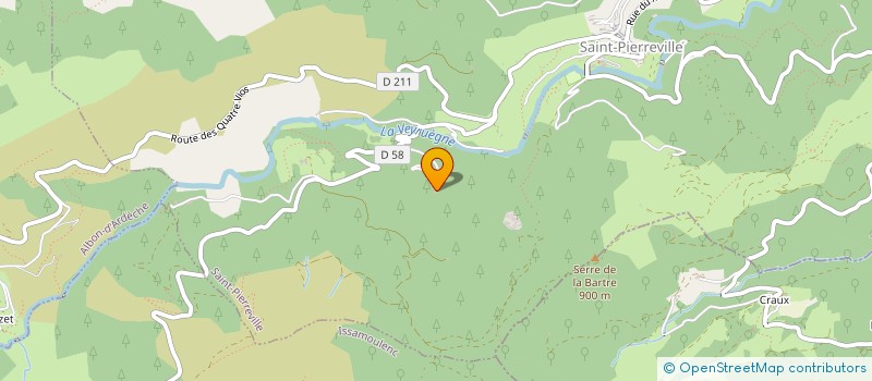 localisation de l'entreprise EARL DU BOUCHET  SAINT-ETIENNE-DE-SERRE