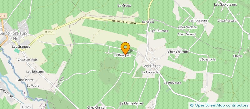 localisation de l'entreprise EARL DU BOUQUET à VERRIERES