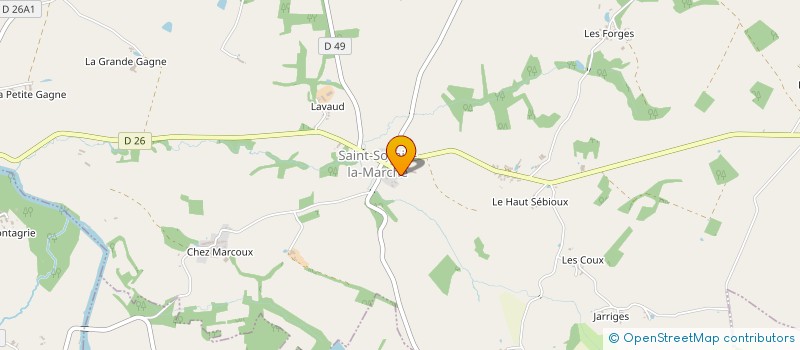localisation de l'entreprise EARL DU BOURG à SAINT-SORNIN-LA-MARCHE