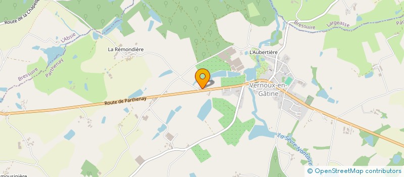 localisation de l'entreprise EARL DU BOURGNEUF  SAINT-PAUL-EN-GATINE