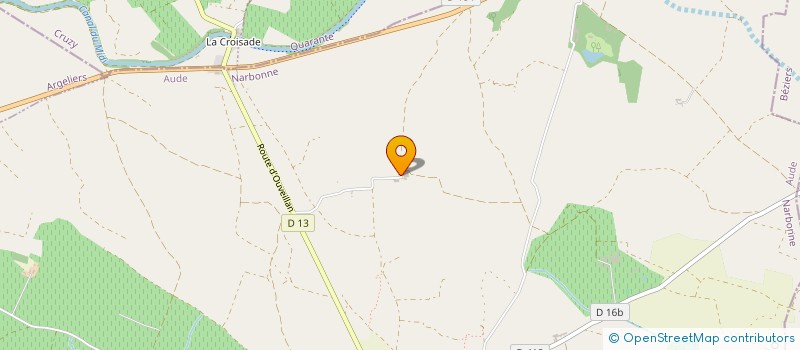 localisation de l'entreprise EARL DU BOUSQUET  OUVEILLAN