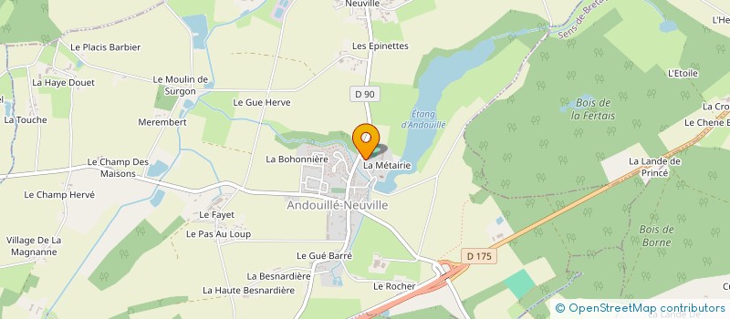 localisation de l'entreprise EARL DU BOUT DE LA VILLE à AUBIGNE