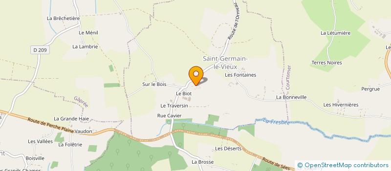 localisation de l'entreprise EARL DU BOUTON D'OR à SAINT-GERMAIN-LE-VIEUX