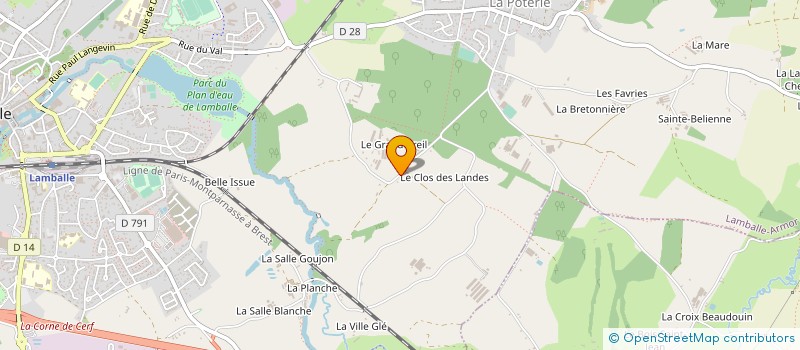 localisation de l'entreprise EARL DU BREIL HAREL à HENANSAL