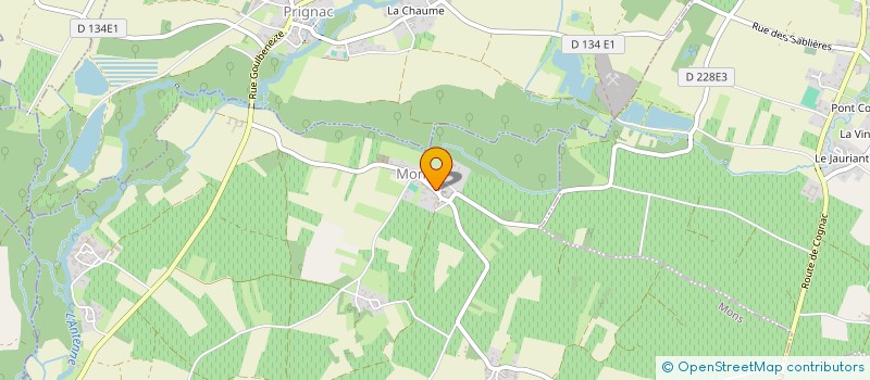 localisation de l'entreprise EARL DU BRIOU à MONS