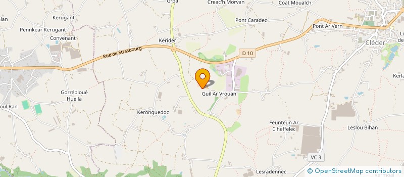 localisation de l'entreprise EARL DU BROUAN à CLEDER