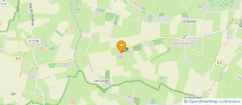 localisation de l'entreprise EARL DU BUISSON à COLOMBIERES