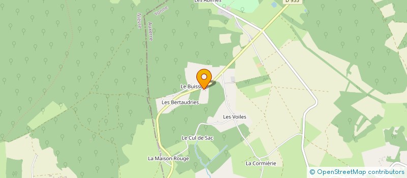 localisation de l'entreprise EARL DU BUISSON à TREIGNY-PERREUSE-SAINTE-COLOMBE