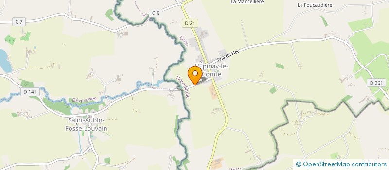 localisation de l'entreprise EARL DU BURON à PASSAIS VILLAGES