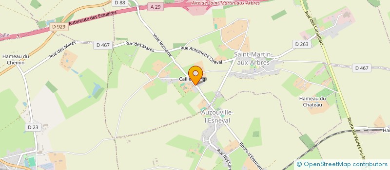 localisation de l'entreprise EARL DU CAILLEBOURG  SAINT-MARTIN-AUX-ARBRES