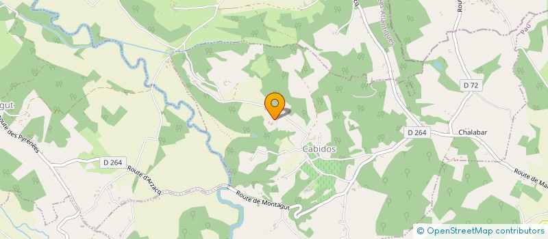 localisation de l'entreprise EARL DU CAMOTHE  CABIDOS