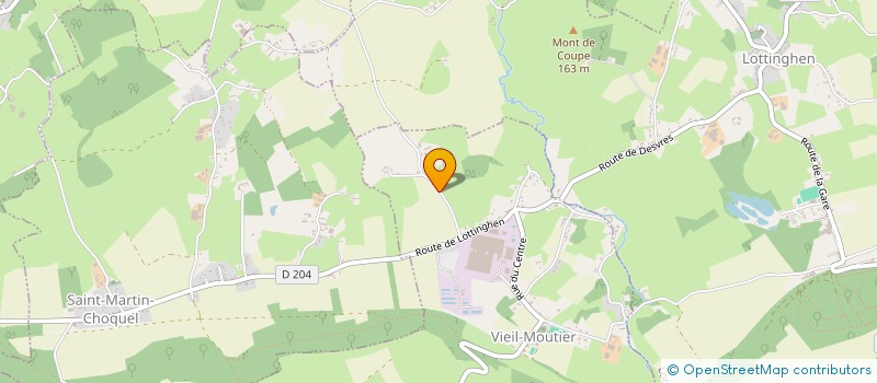 localisation de l'entreprise EARL DU CAMP à VIEIL-MOUTIER