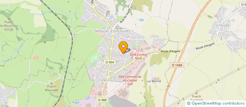 localisation de l'entreprise EARL DU CAMPAS à LA LOUBIERE