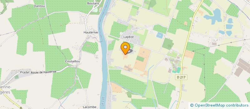 localisation de l'entreprise EARL DU CAMPS DE LESIGNE à LE TEMPLE-SUR-LOT