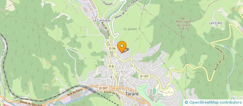 localisation de l'entreprise EARL DU CAMPY à SAINT-CLEMENT-SUR-VALSONNE