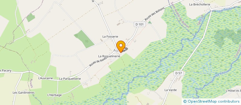 localisation de l'entreprise EARL DU CANAL à AUXAIS