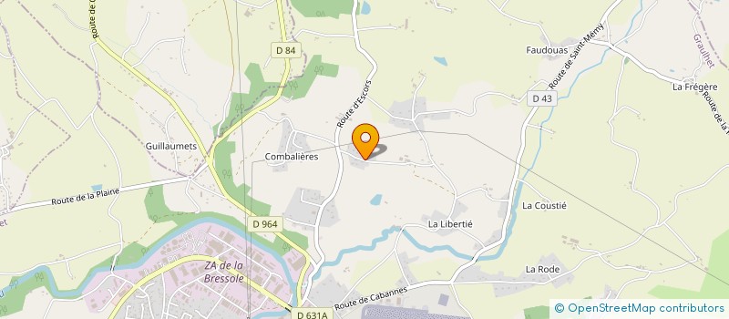 localisation de l'entreprise EARL DU CARBONNIE  LABESSIERE-CANDEIL