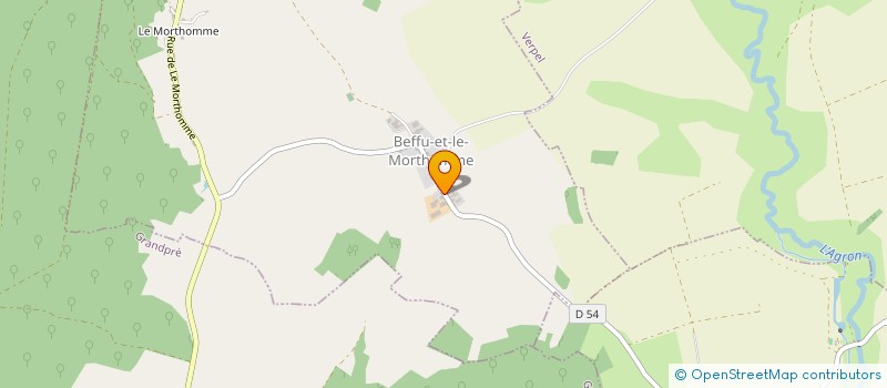 localisation de l'entreprise EARL DU CARME à BEFFU-ET-LE-MORTHOMME