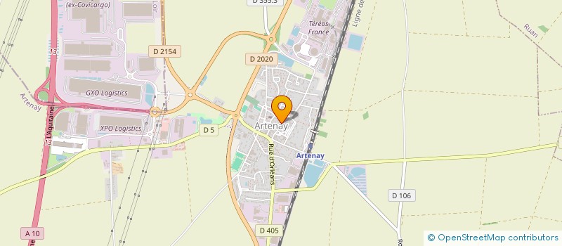 localisation de l'entreprise EARL DU CARREAU  LION-EN-BEAUCE