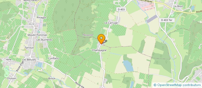 localisation de l'entreprise EARL DU CARRON  SAINT-MAURICE-DE-SATONNAY