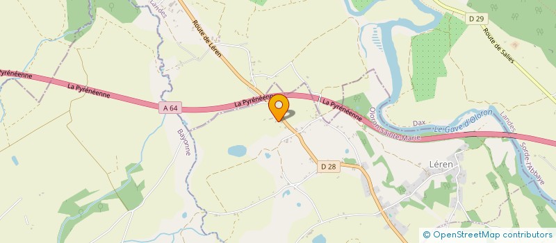 localisation de l'entreprise EARL DU CASSOU  LEREN