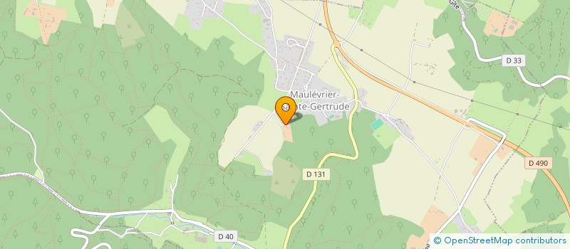 localisation de l'entreprise EARL DU CAUQUESOIT à SAINT-GILLES-DE-CRETOT