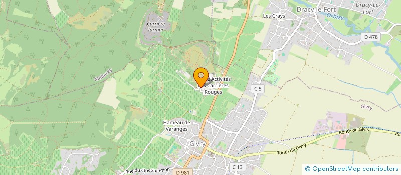 localisation de l'entreprise EARL DU CELLIER AUX MOINES à GIVRY