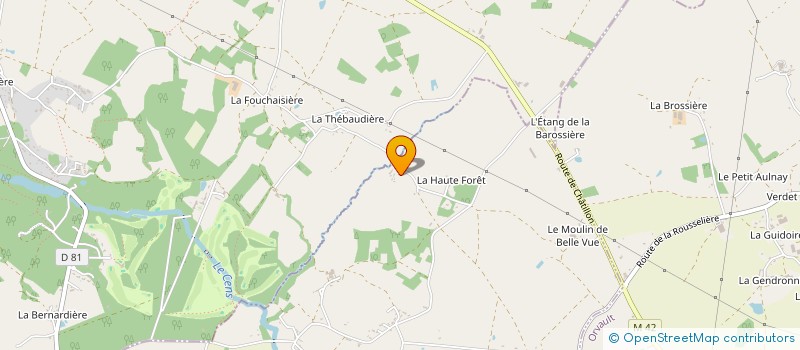localisation de l'entreprise EARL DU CENS à SAUTRON