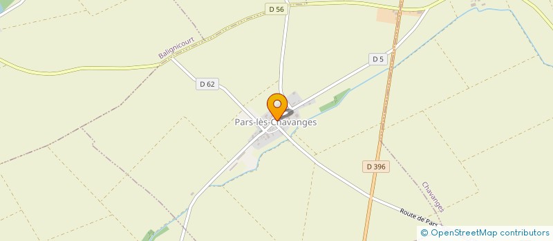 localisation de l'entreprise EARL DU CHAMP COLLIN à PARS-LES-CHAVANGES