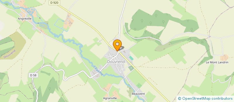 localisation de l'entreprise EARL DU CHAMP DE L ARBRE  DOUVREND