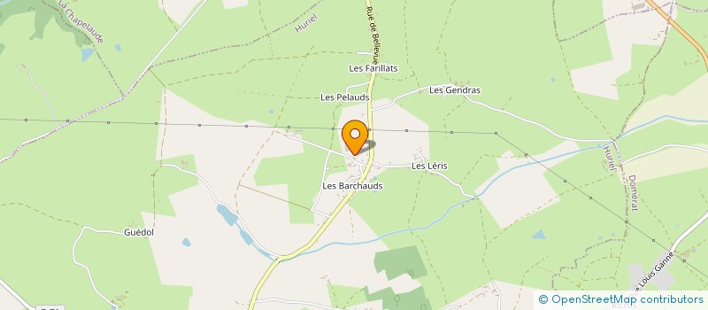 localisation de l'entreprise EARL DU CHAMP DE LA RONDE  HURIEL