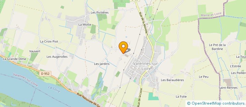 localisation de l'entreprise EARL DU CHAMP DES ILES à VARENNES-SUR-LOIRE
