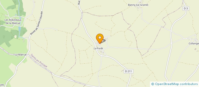 localisation de l'entreprise EARL DU CHAMP GIRAULT à THURY