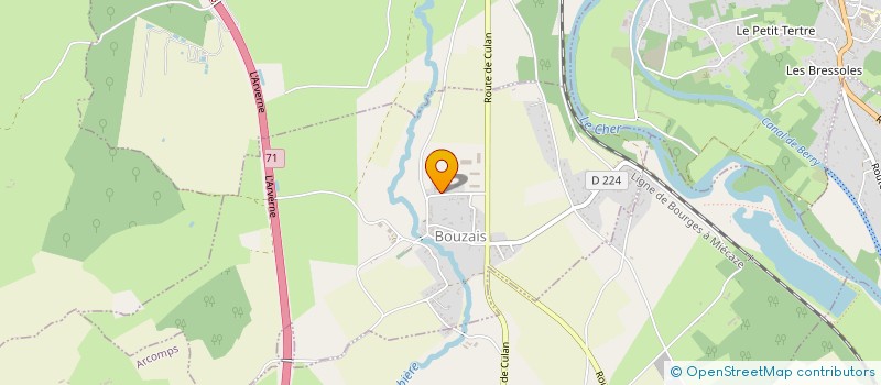 localisation de l'entreprise EARL DU CHAMP GRELET  BOUZAIS